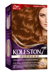 
                        Wella Koleston Supreme Saç Boyası 6/74 Koyu Amber Kumral
            