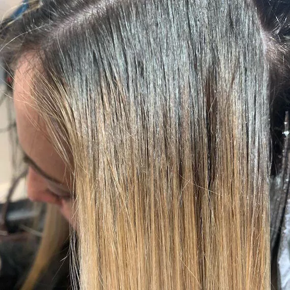 youtube blending gray hair with highlights